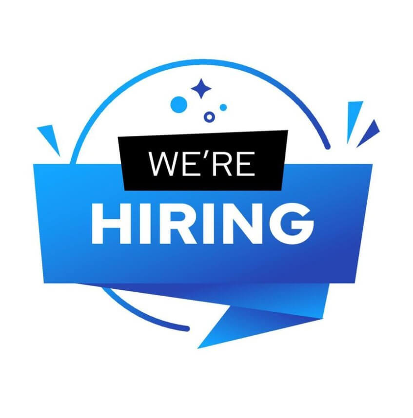We Are Hiring